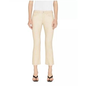 NEW with tags FRAME Le Crop Mini Boot in Sand Multi Size 27